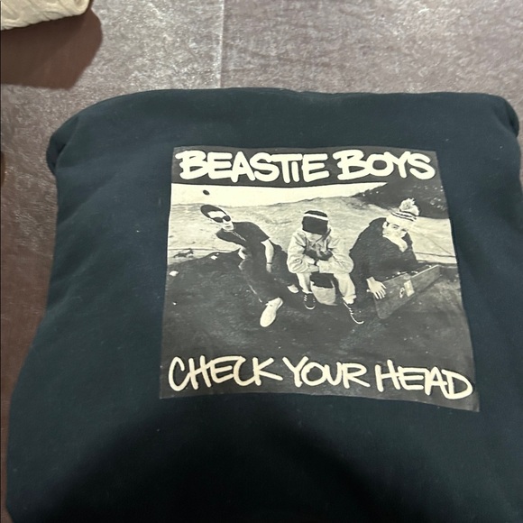 Vintage BEASTIE BOYS Black Heavy Blend Hoodie. - Picture 6 of 7